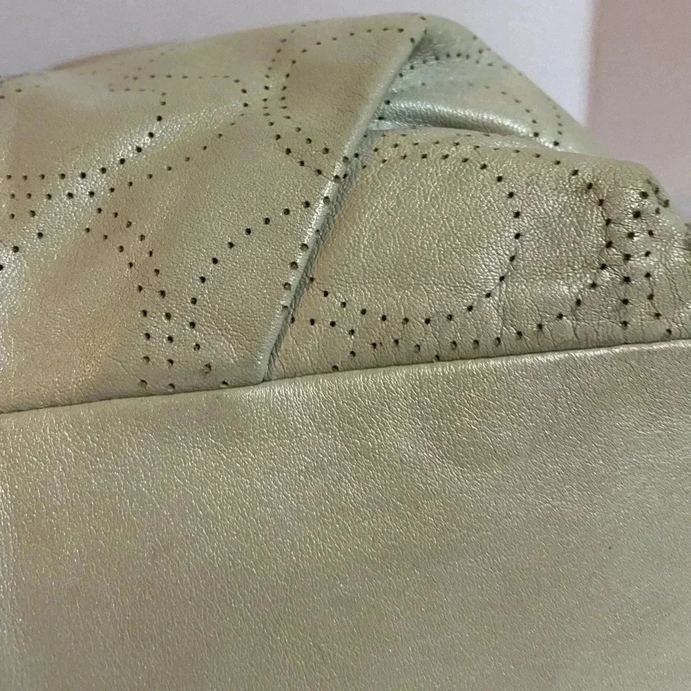 Coach grey leather satchel handbag - Picture 10 of 12